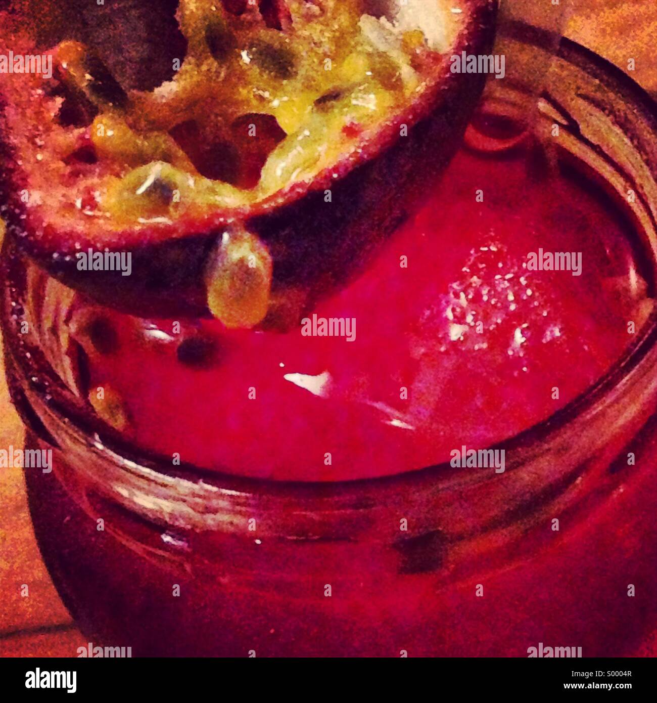 Jam jar cocktail Stock Photo Alamy