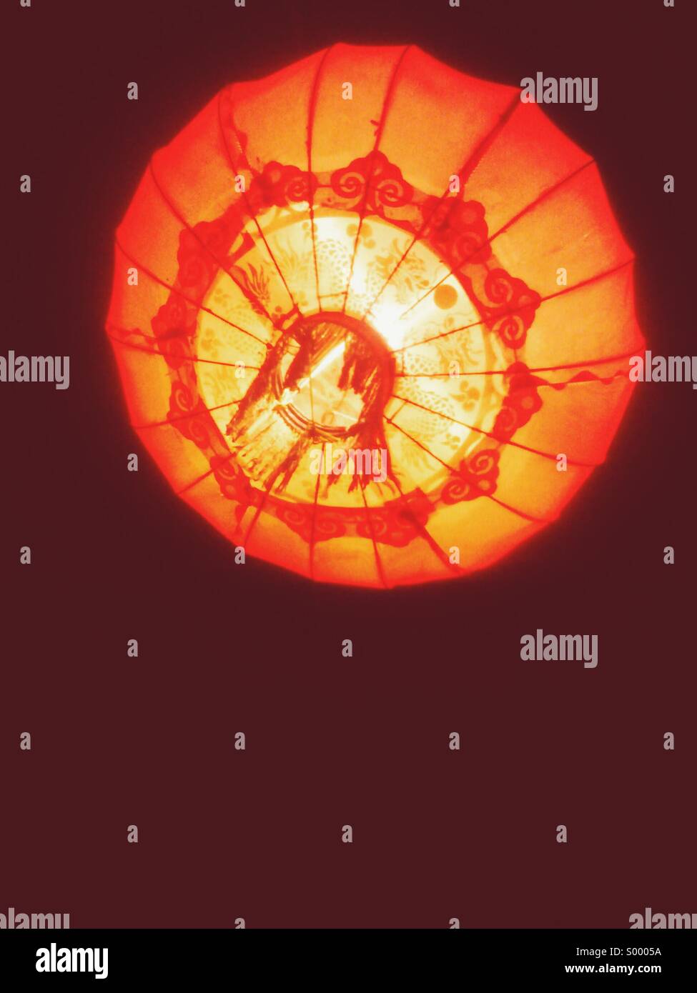 Orange light - Smartphone Captured Stock Image
