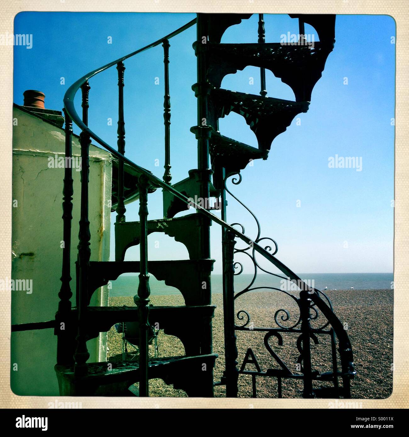 Beach house Stock Photo
