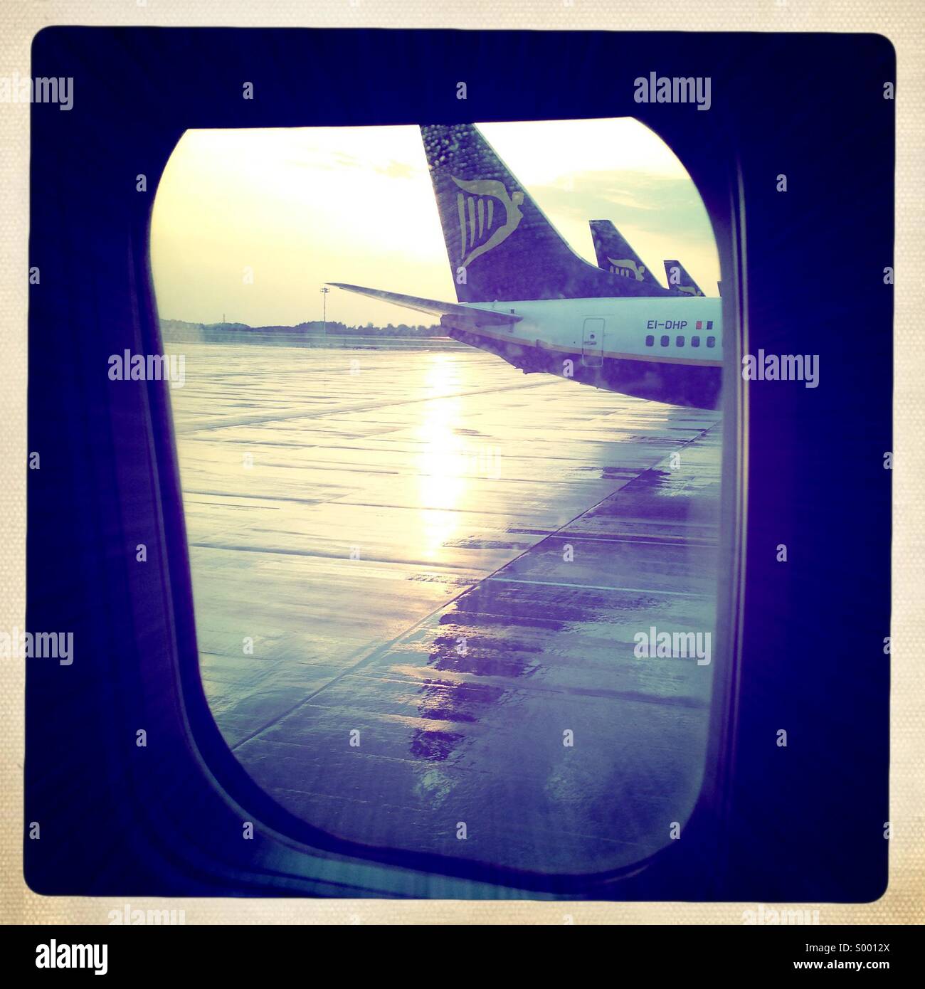 Airport view Stock Photo