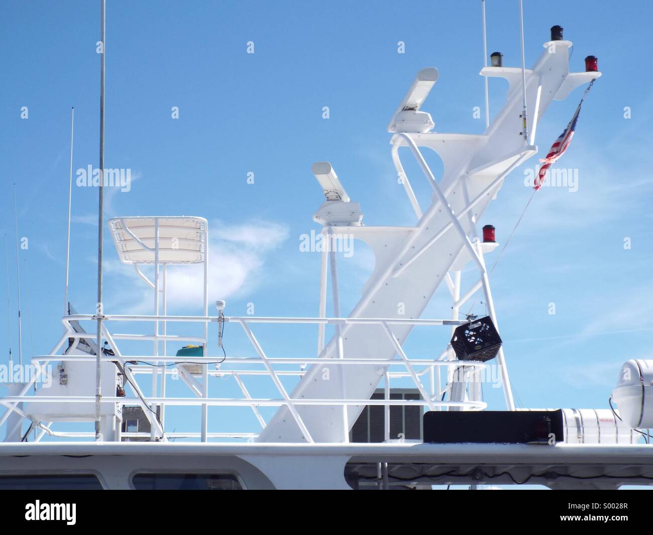 Cape cod boat mast Stock Photo Alamy