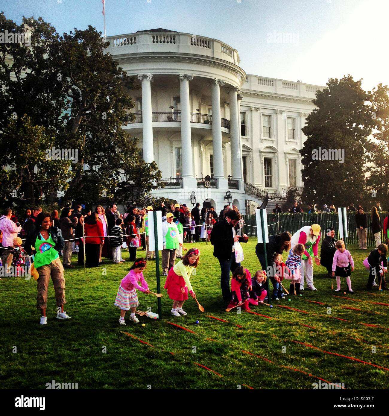 Easter egg roll white house hi-res stock photography and images - Alamy