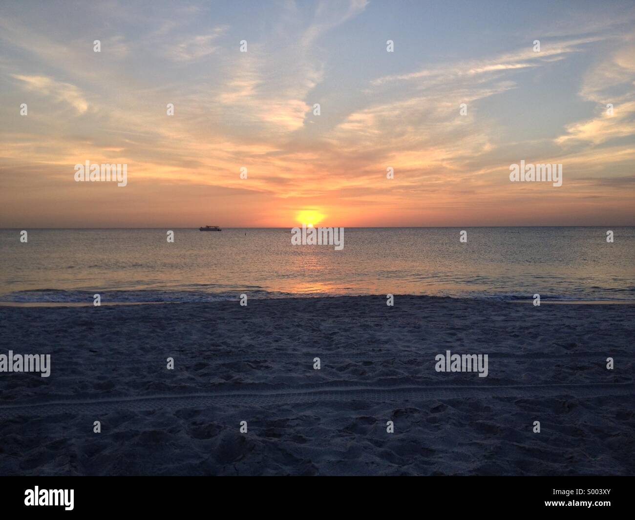 Captiva Sunset Stock Photo