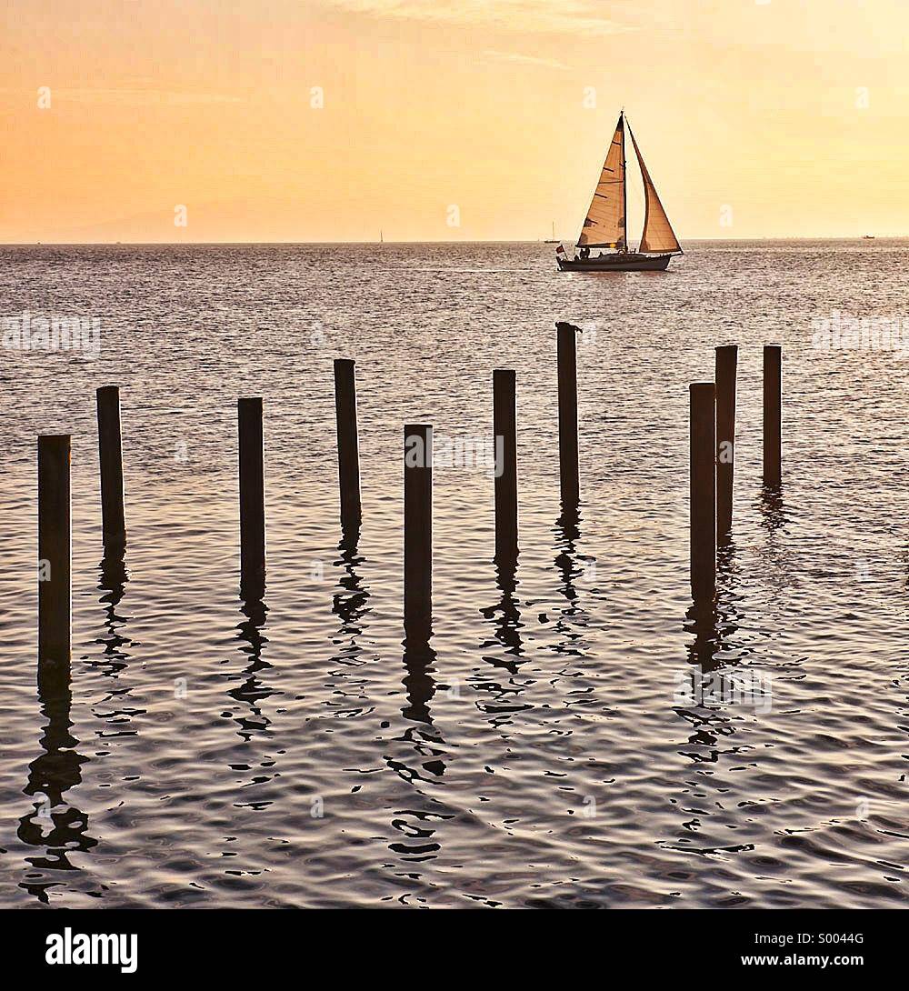 Sailing in Bodrum Stock Photo