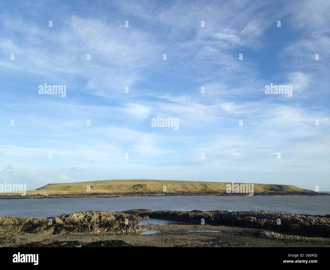 Guns Island, Ballyhornan, County Down, Northern Ireland, UK Stock Photo