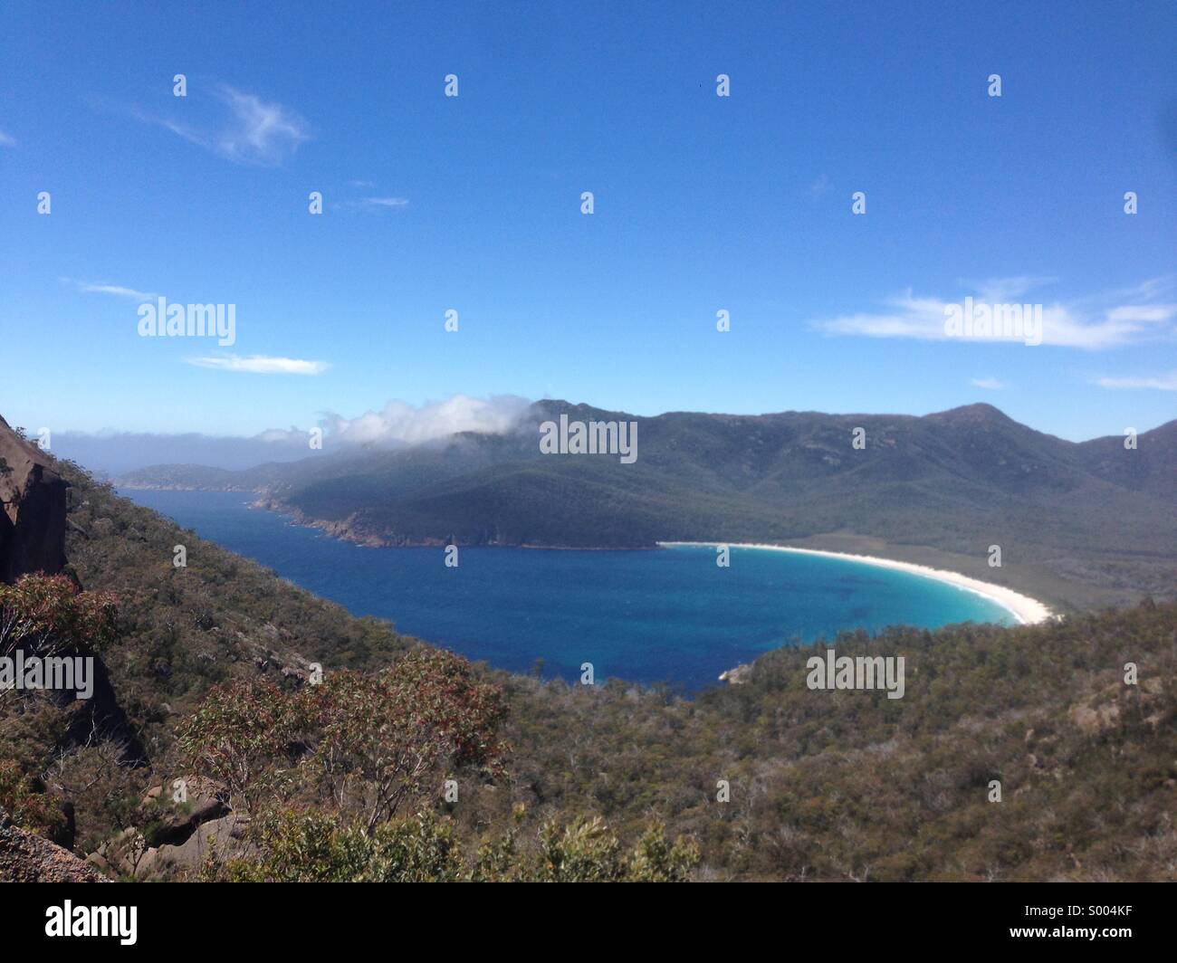 Wineglass Bay, Tasmania, Australia Stock Photo Alamy