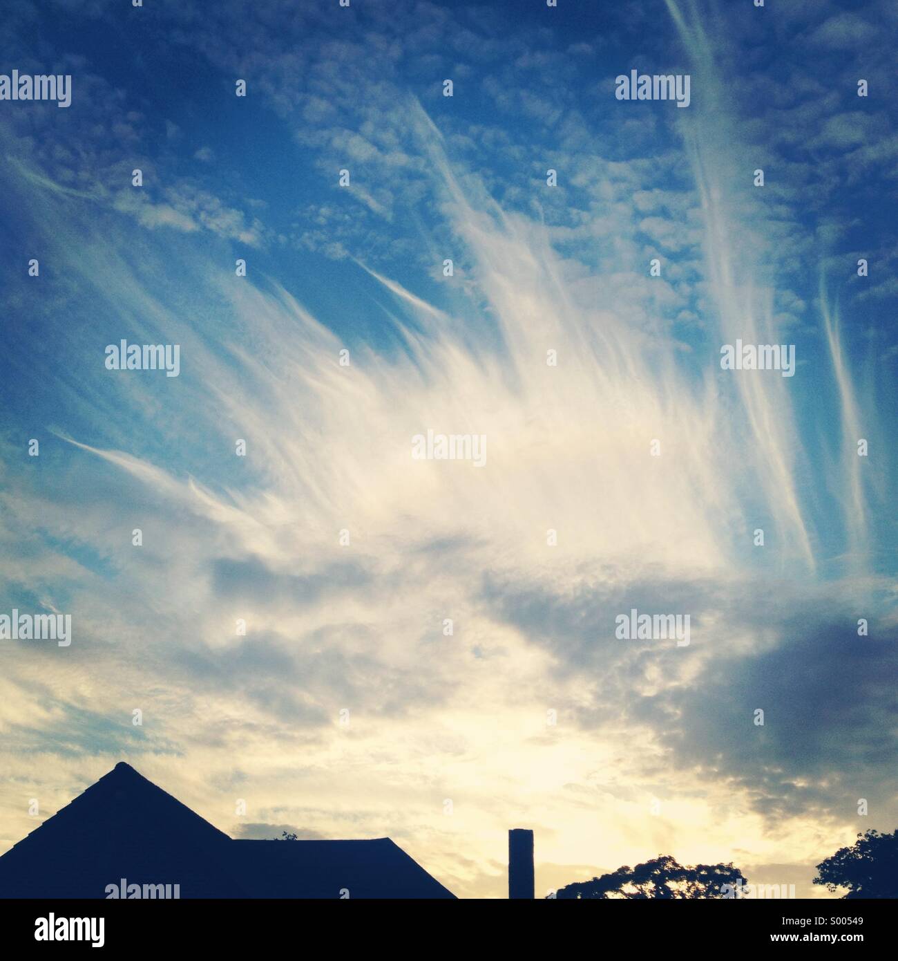 Amazing sky Stock Photo