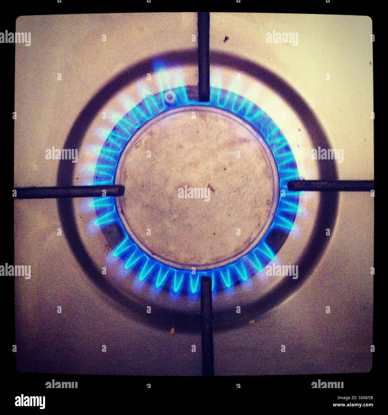 Has hob from above - Smartphone Captured Stock Image