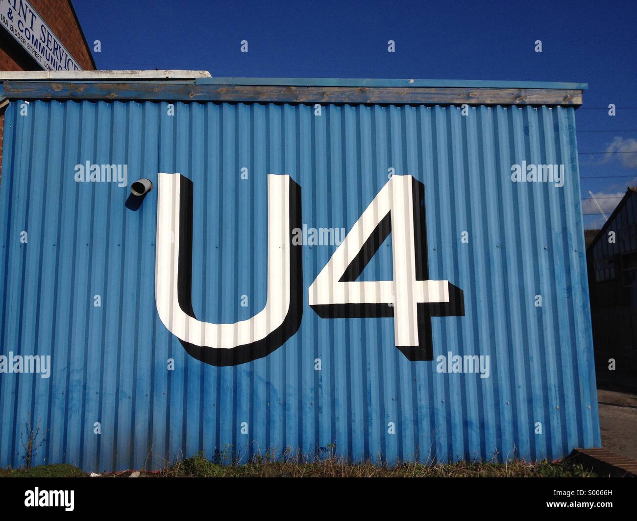 U4 Print Services, Canning Town, London Stock Photo