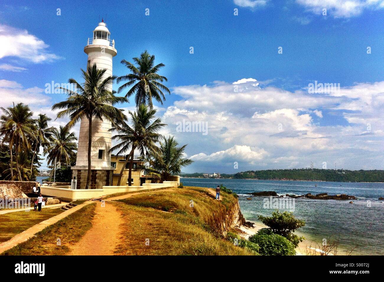 Light house in Galle Sri Lanka Stock Photo Alamy