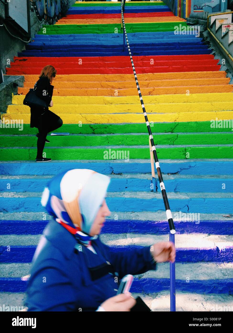 Rainbow Stairs High Resolution Stock Photography and Images - Alamy