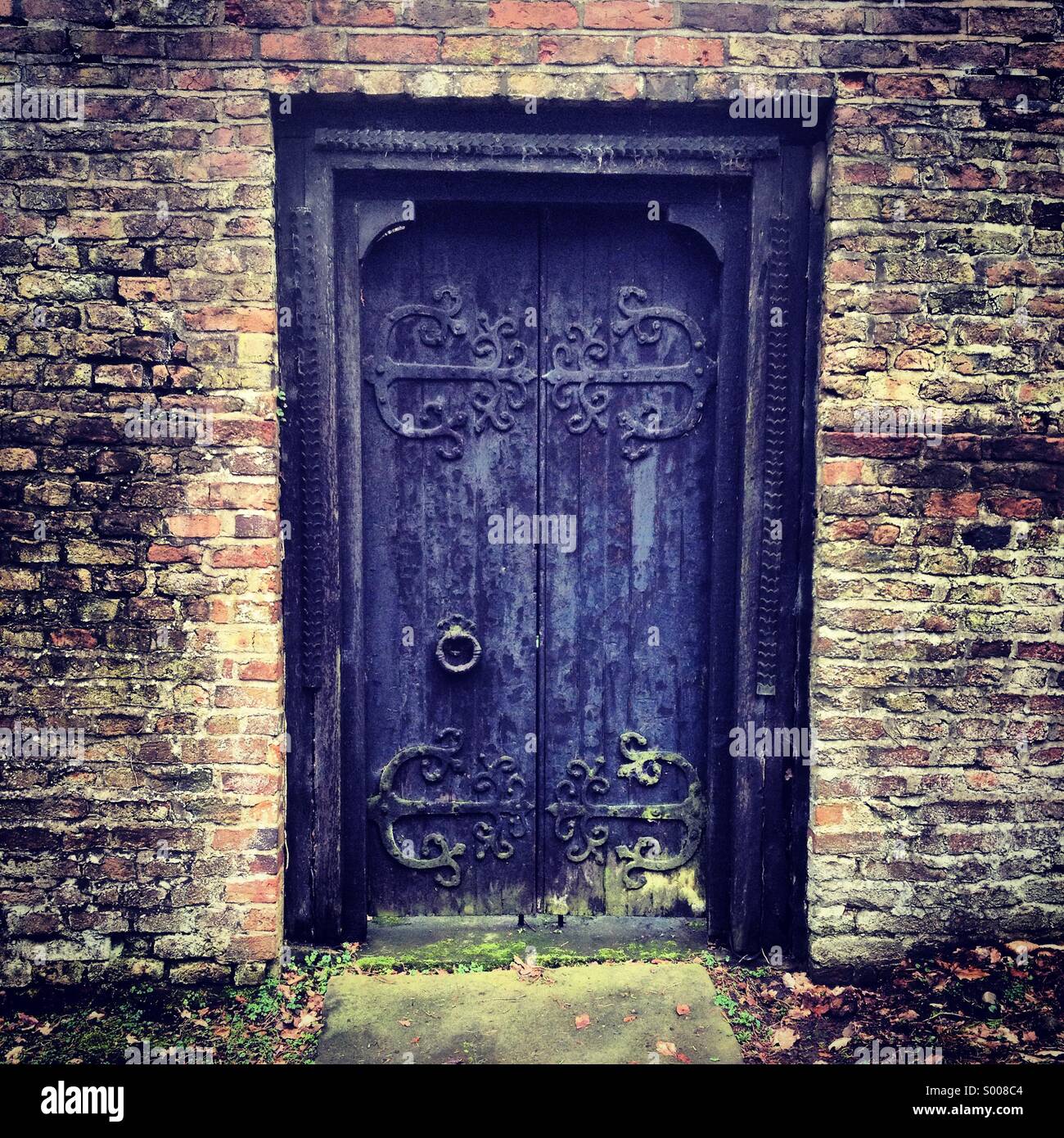 Gothic doorway. Stock Photo