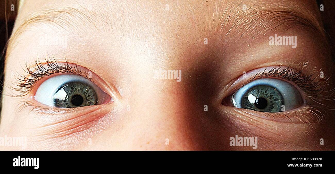 Scared Eyes Stock Photos & Scared Eyes Stock Images Alamy