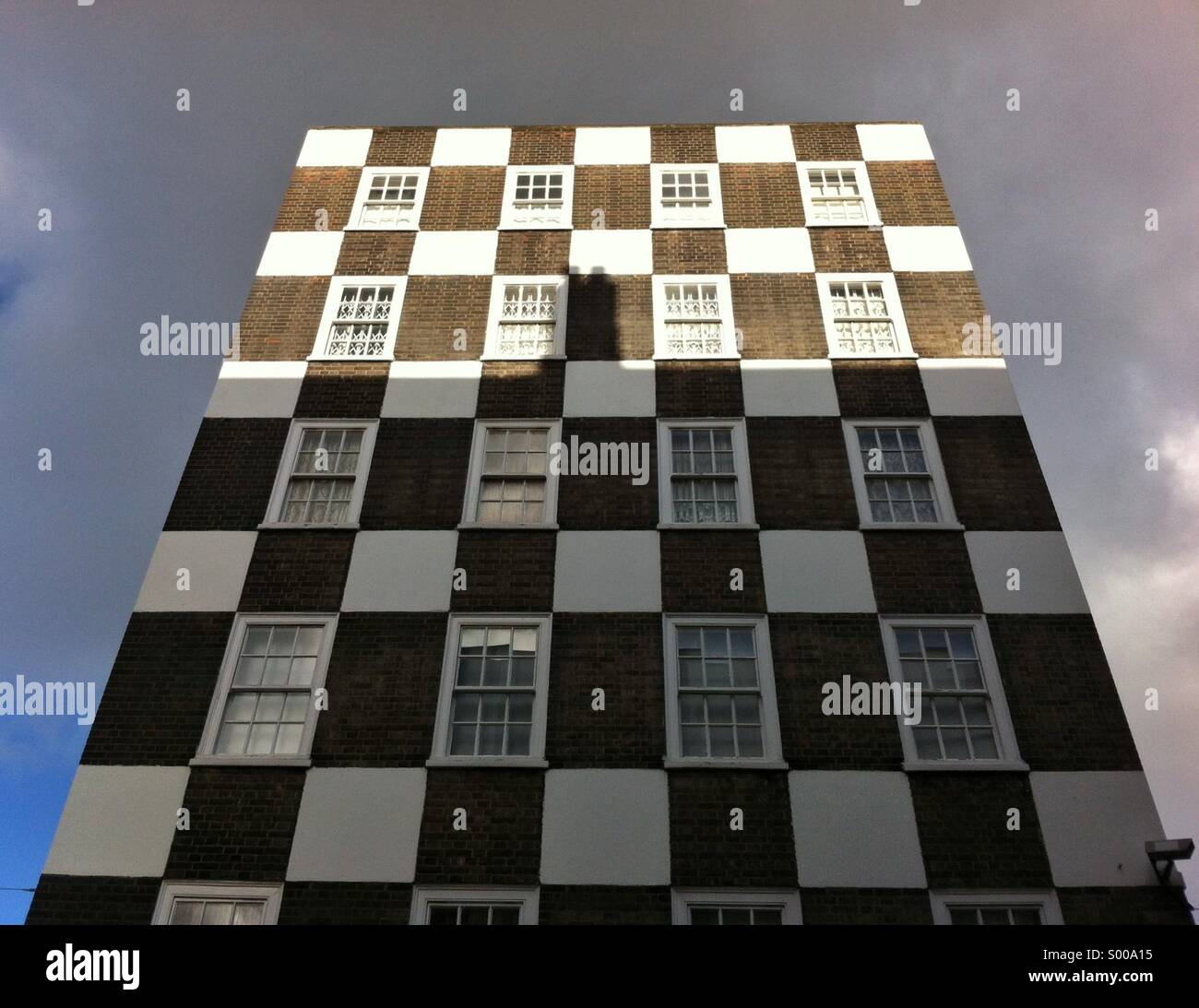 Block of flats in London Stock Photo