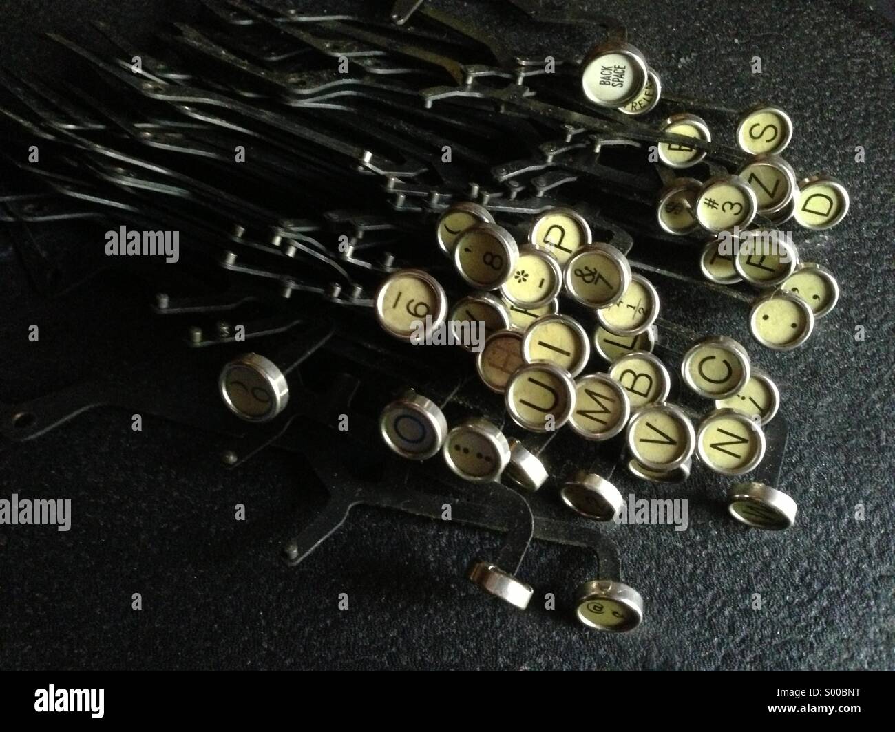 Typewriter keys - Smartphone Captured Stock Image