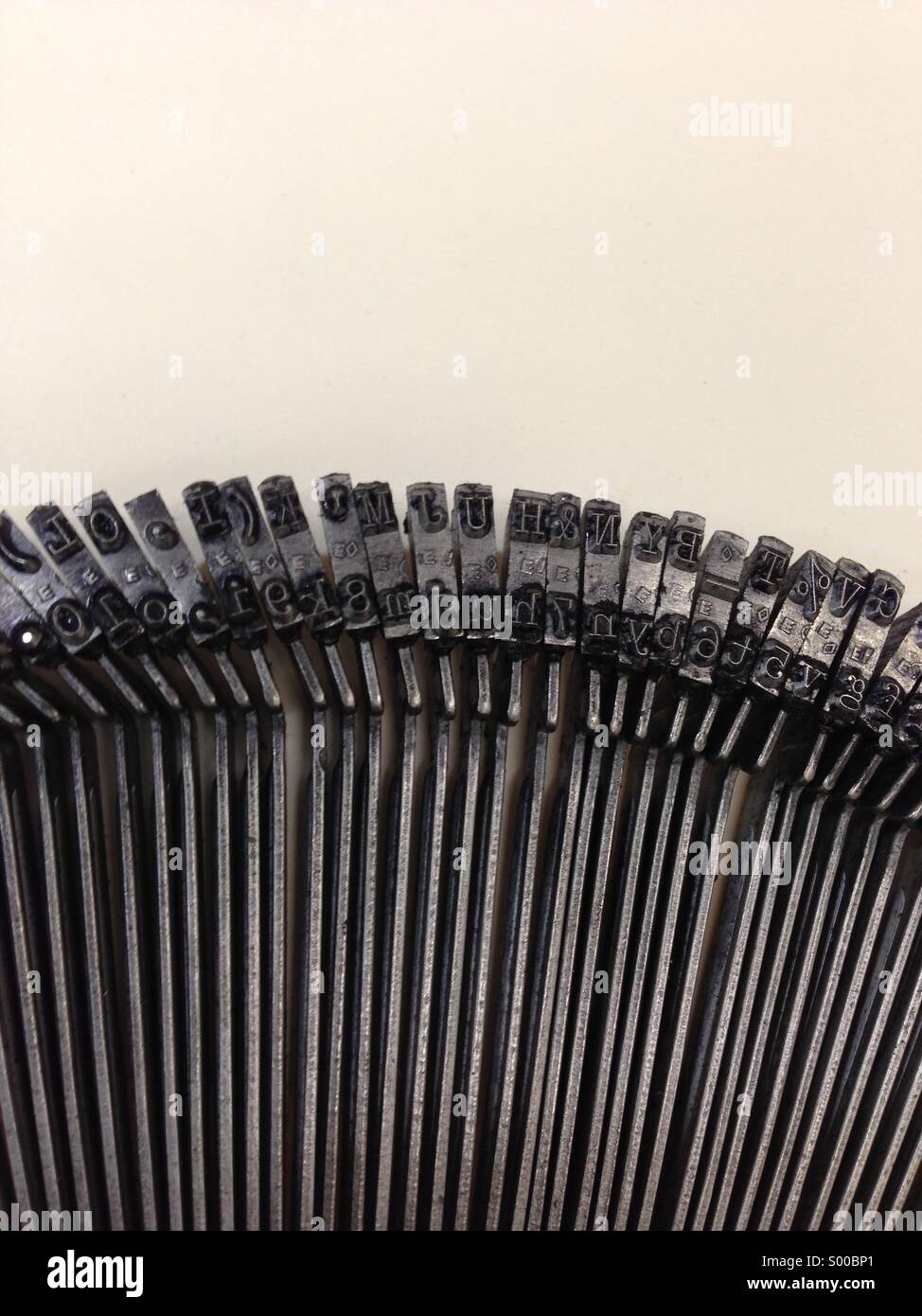 Typewriter keys - Smartphone Captured Stock Image