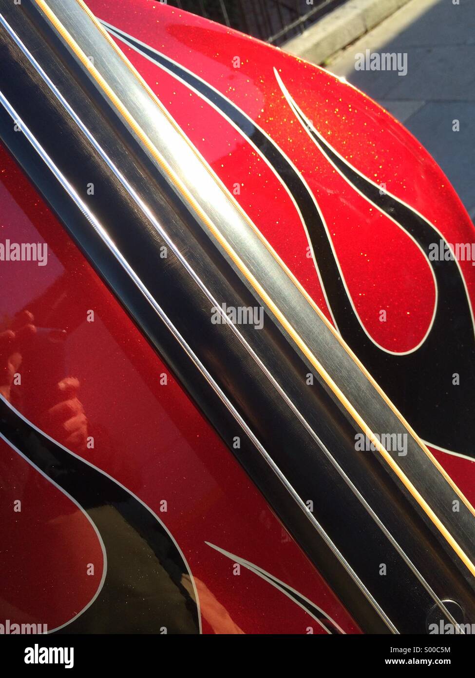 Double bass - Smartphone Captured Stock Image