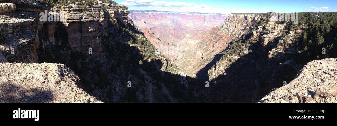 Grand Canyon ravine - Smartphone Captured Stock Image