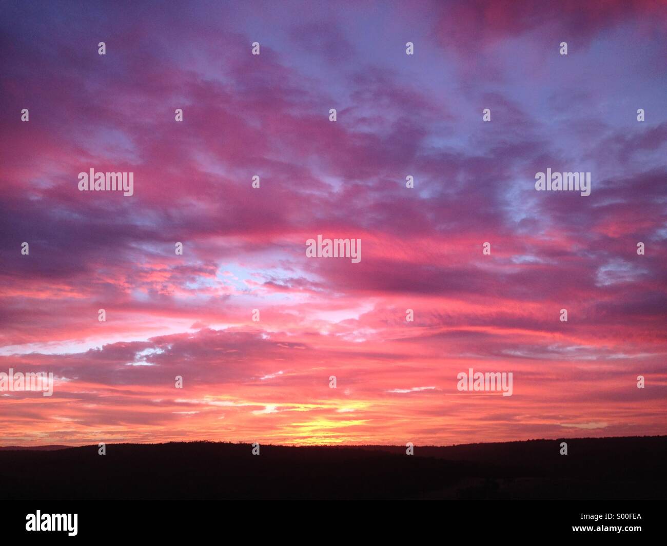 Sunset Glory Stock Photo