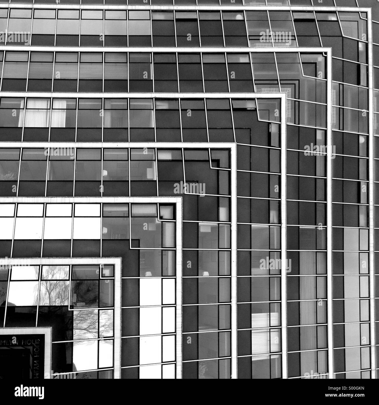 Mirror gram architecture Stock Photo