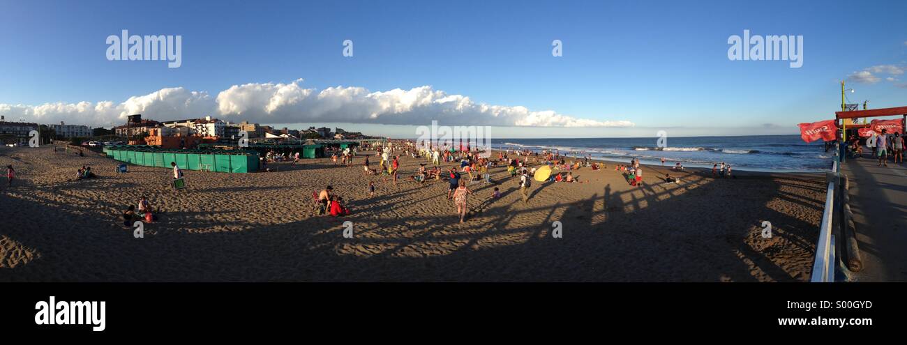 Summer in Pinamar, Provincia de Buenos Aires, Argentina - Smartphone Captured Stock Image
