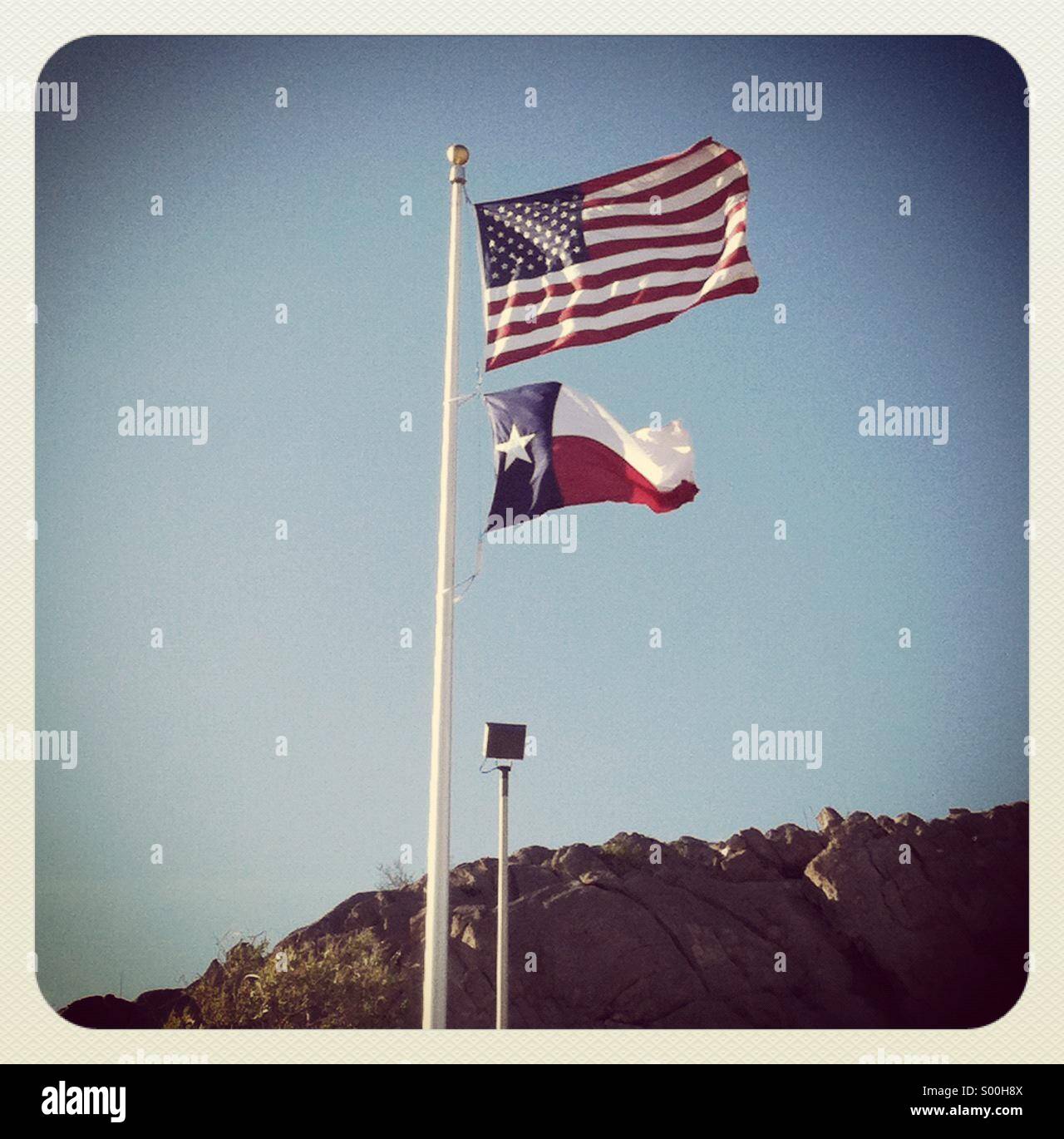 Flags. El Paso, Texas Stock Photo Alamy