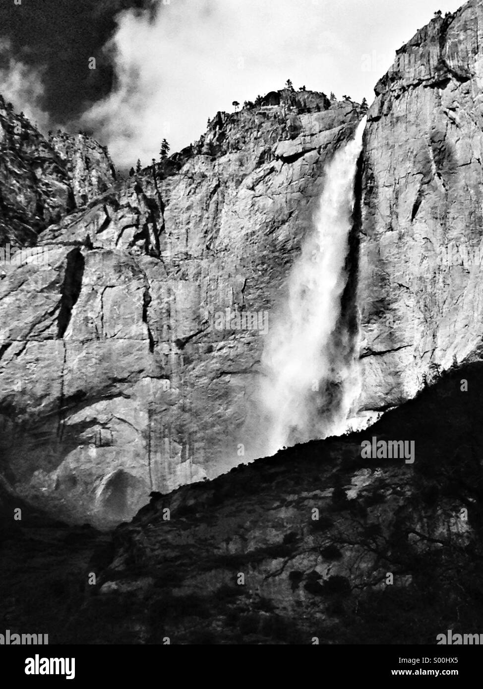 Bridalveil Fall Yosemite Stock Photo