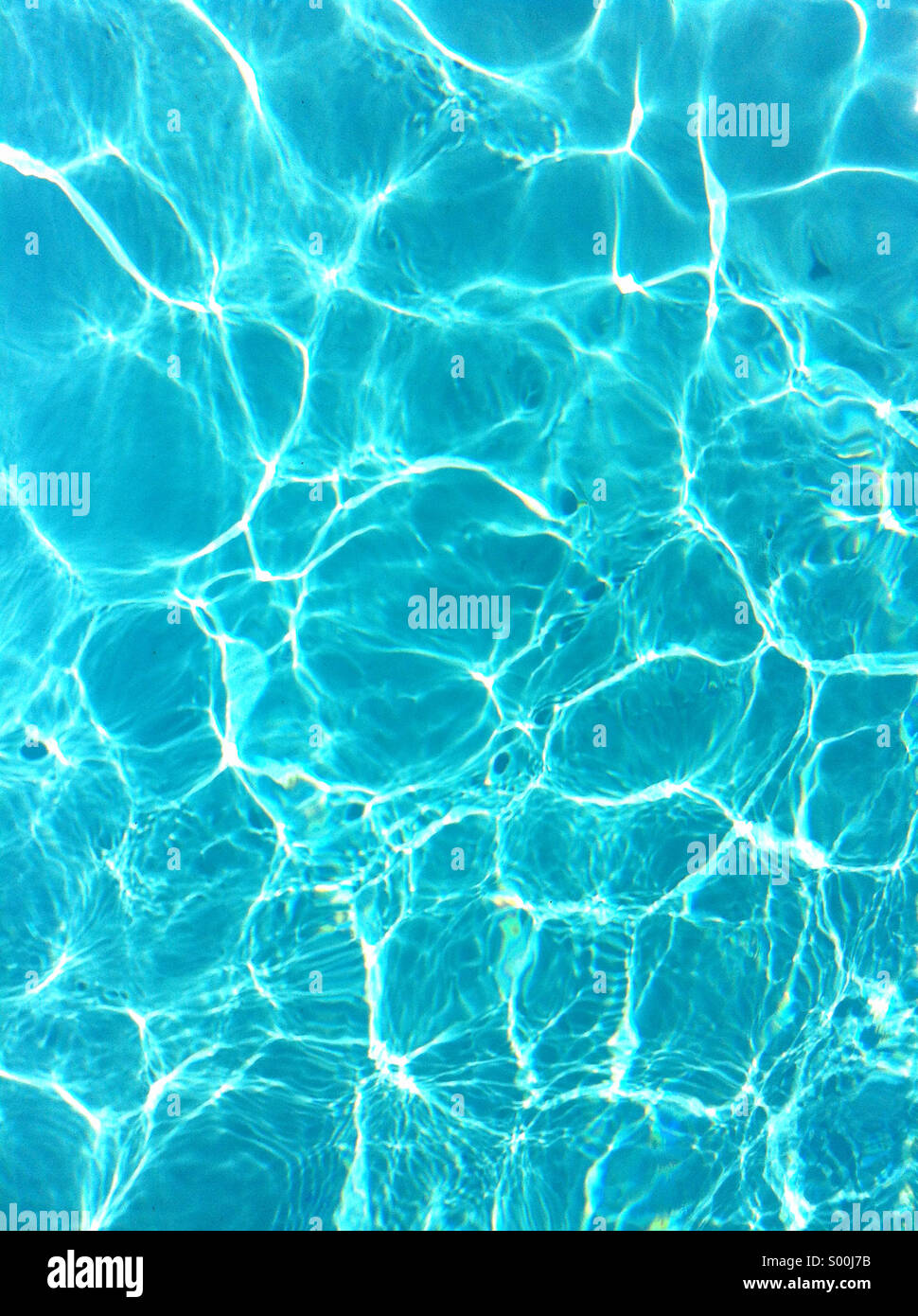 Swimming pool water. Stock Photo