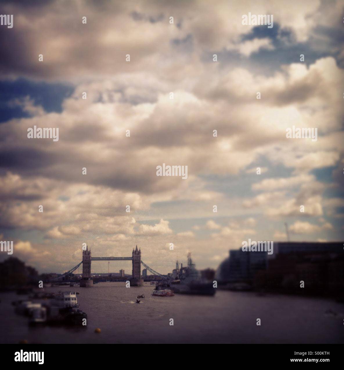 Tower bridge - Smartphone Captured Stock Image