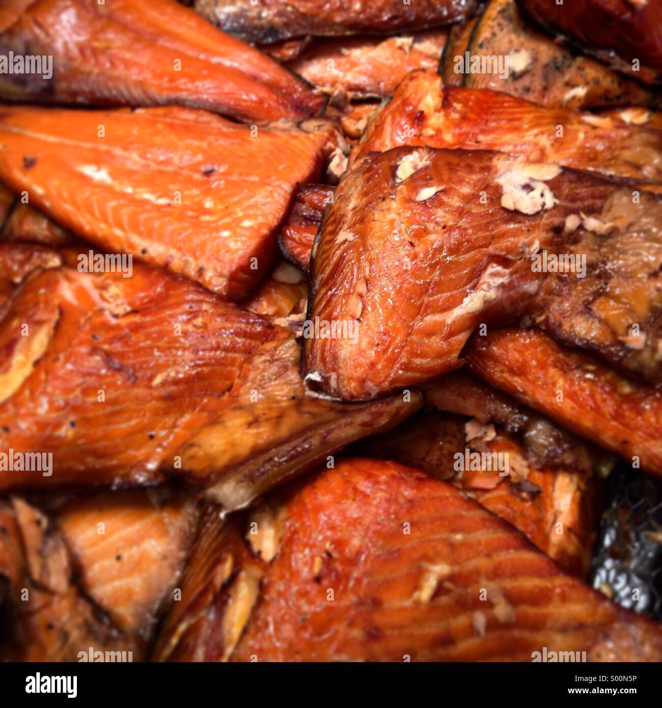 Smoked fish Stock Photo Alamy