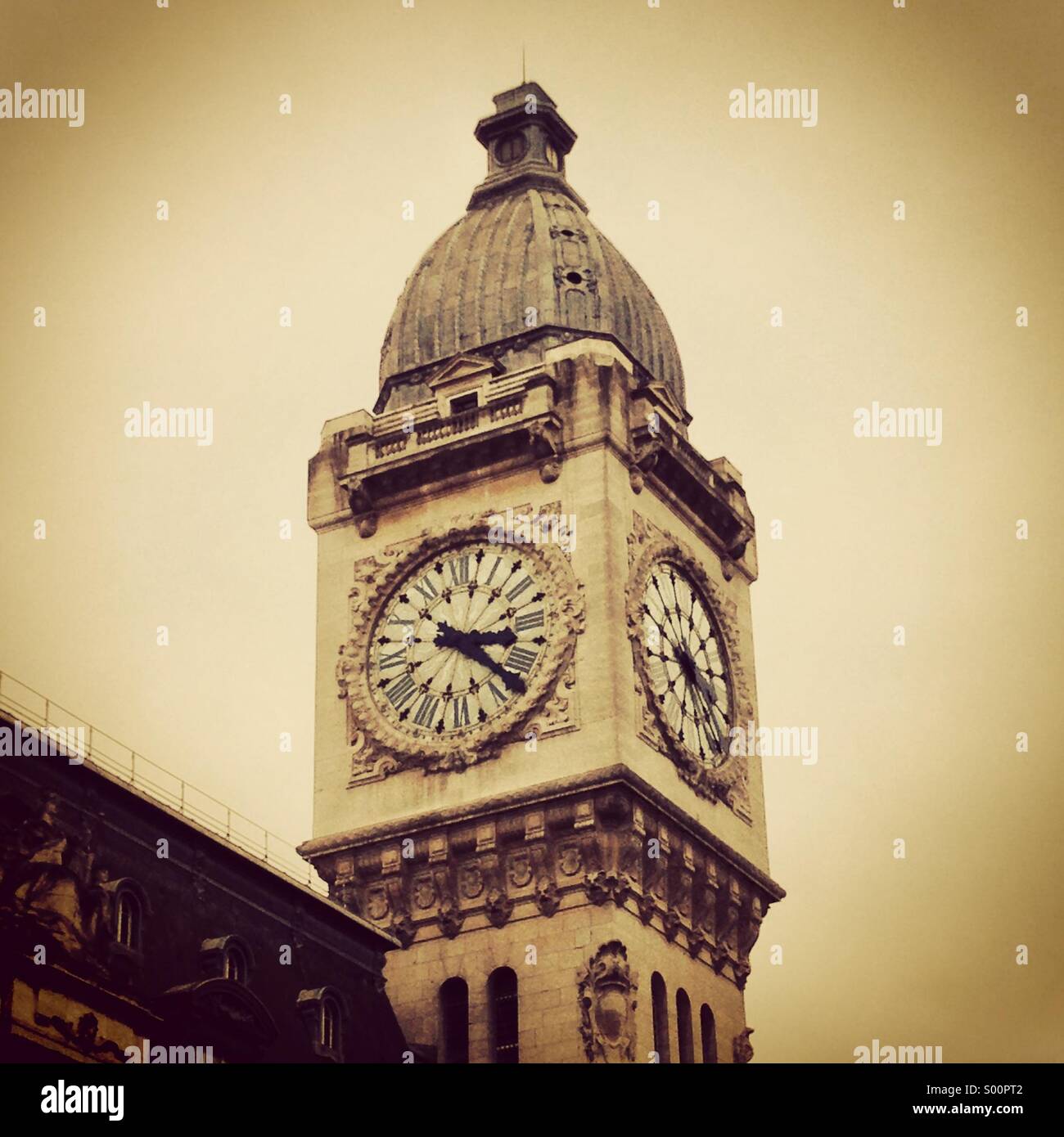 Paris time - Smartphone Captured Stock Image