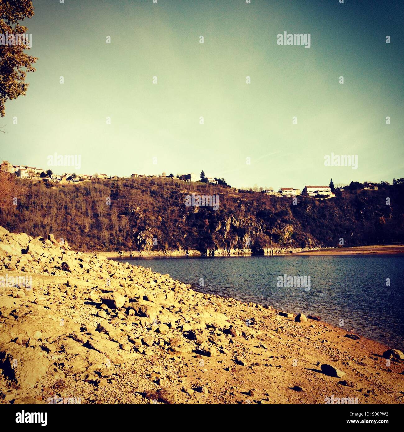 Rocky beach - Smartphone Captured Stock Image