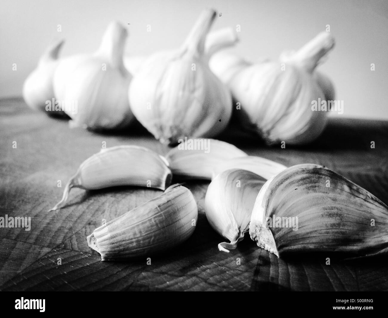 Garlic - Smartphone Captured Stock Image