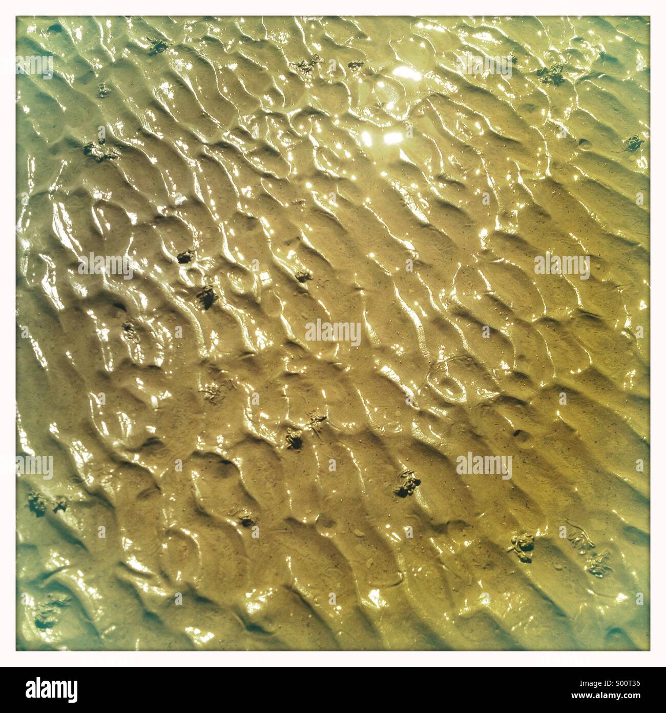 Sand pattern - Smartphone Captured Stock Image