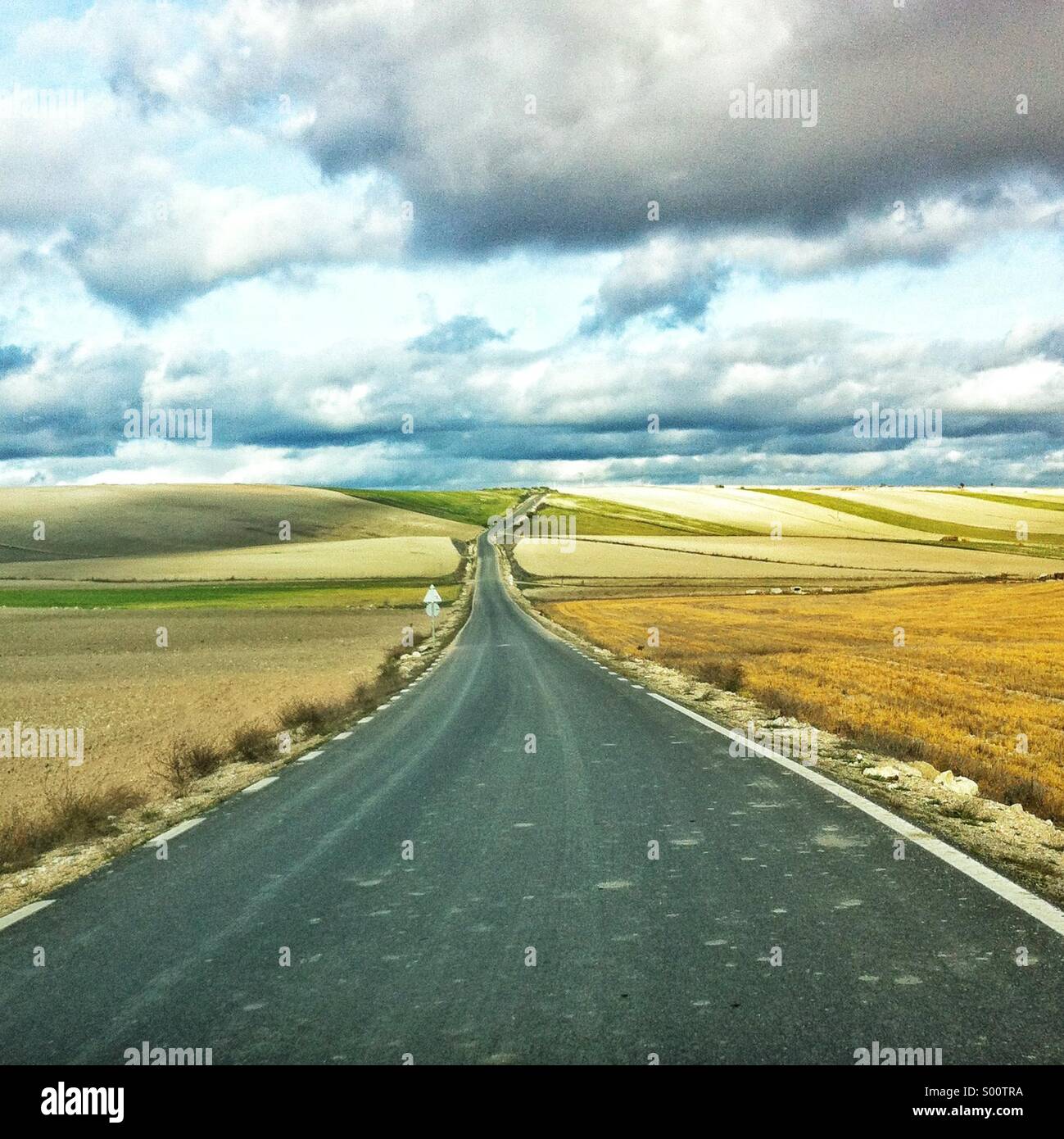 The lonely road hi-res stock photography and images - Alamy