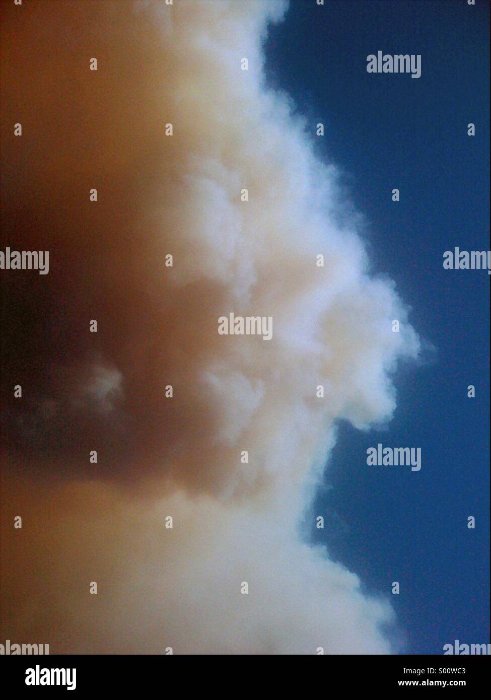 Smoke on the rise Stock Photo Alamy