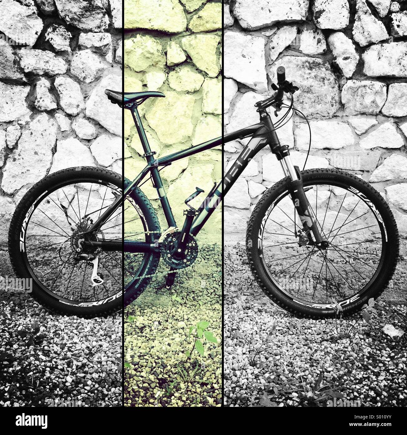 mounting bike