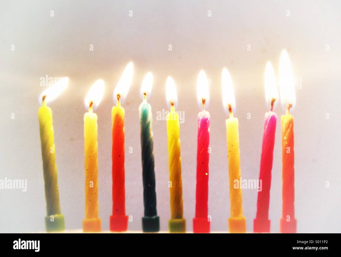 Party Candles Stock Photo