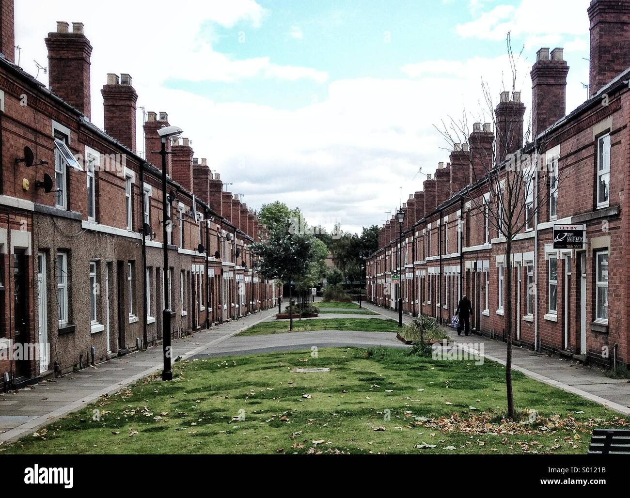 Coventry housing estate Stock Photo Alamy