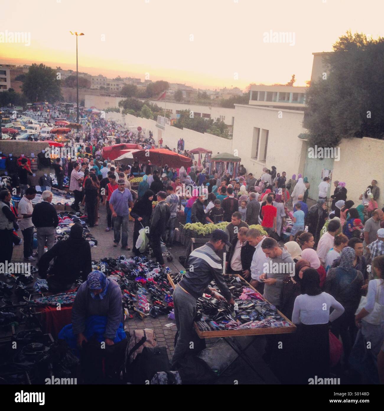 Medina, Meknes, Morocco - Smartphone Captured Stock Image