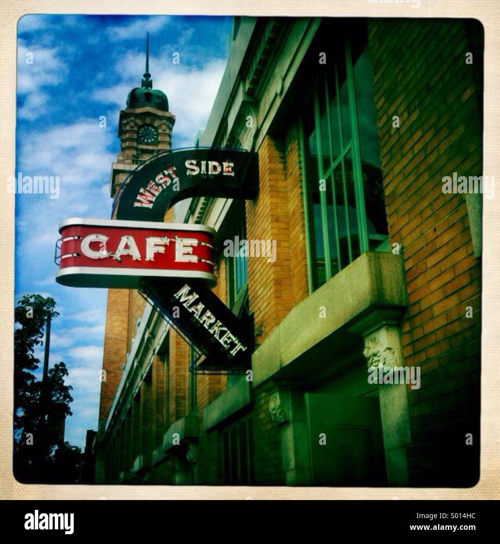 West side market. Cleveland, Ohio. - Smartphone Captured Stock Image