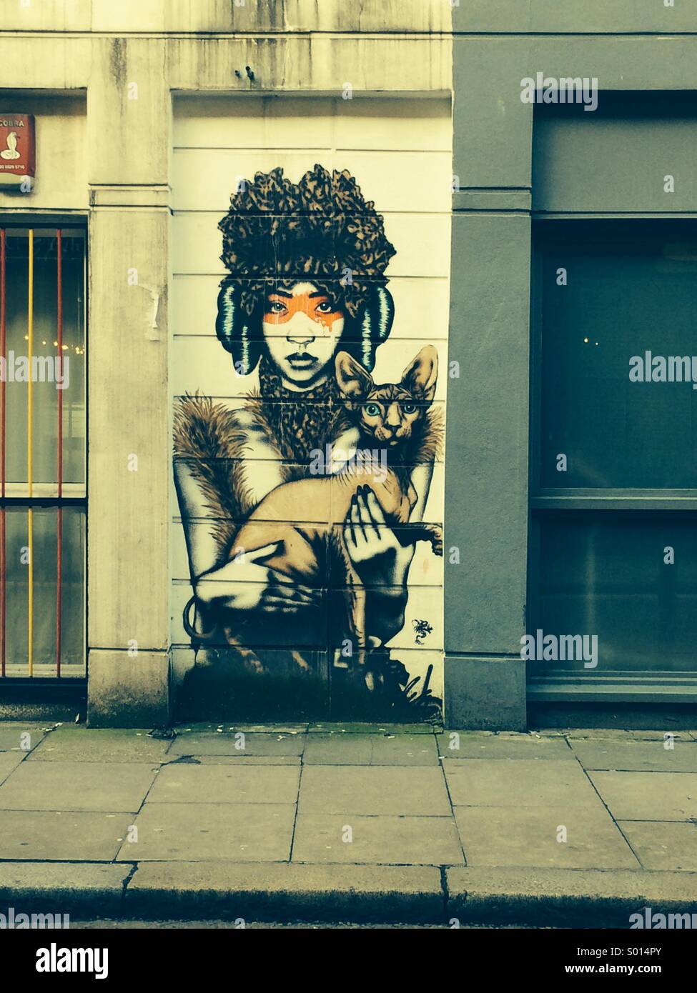 Street Art - Smartphone Captured Stock Image