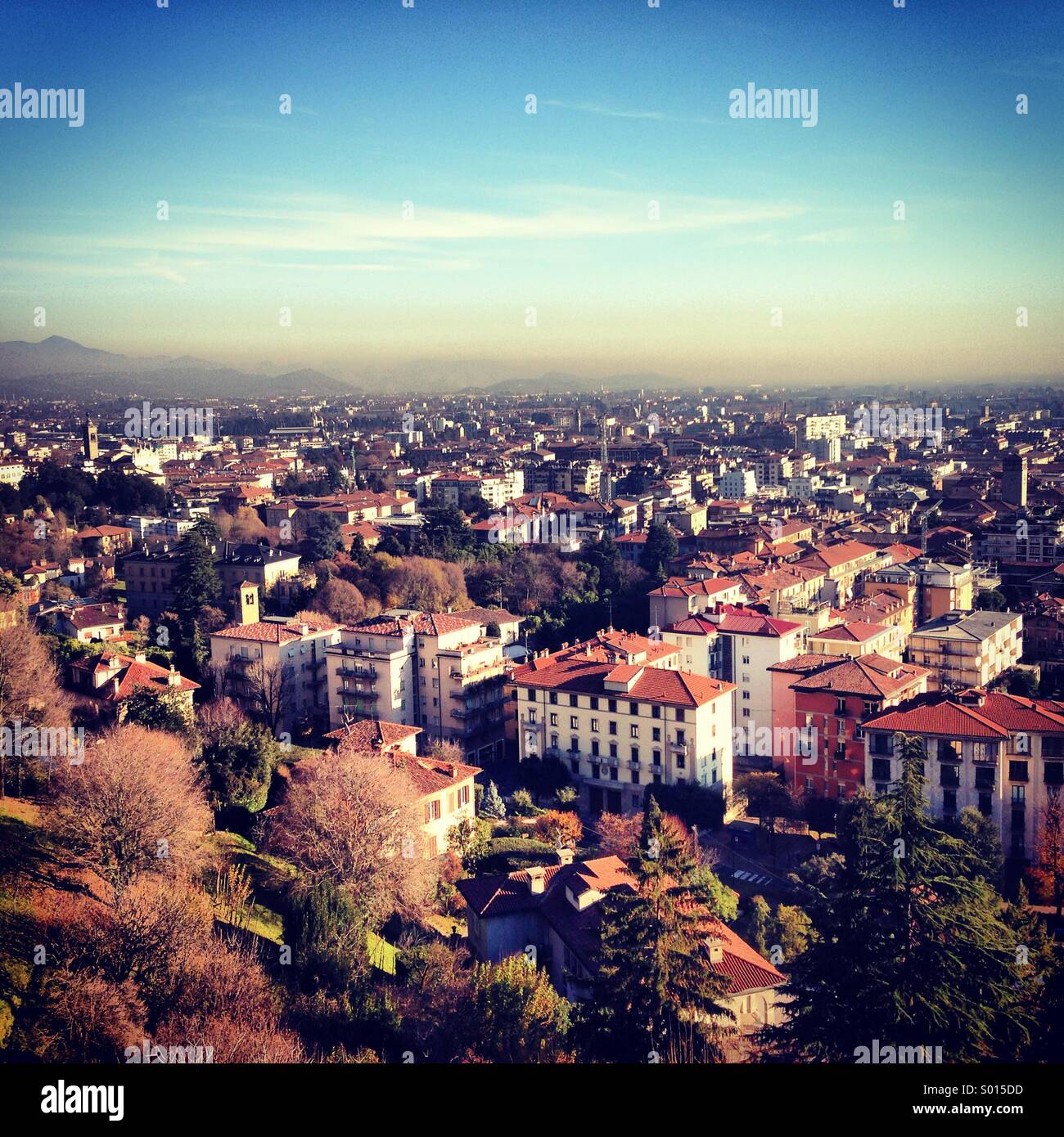 Bergamo, Italy - Smartphone Captured Stock Image
