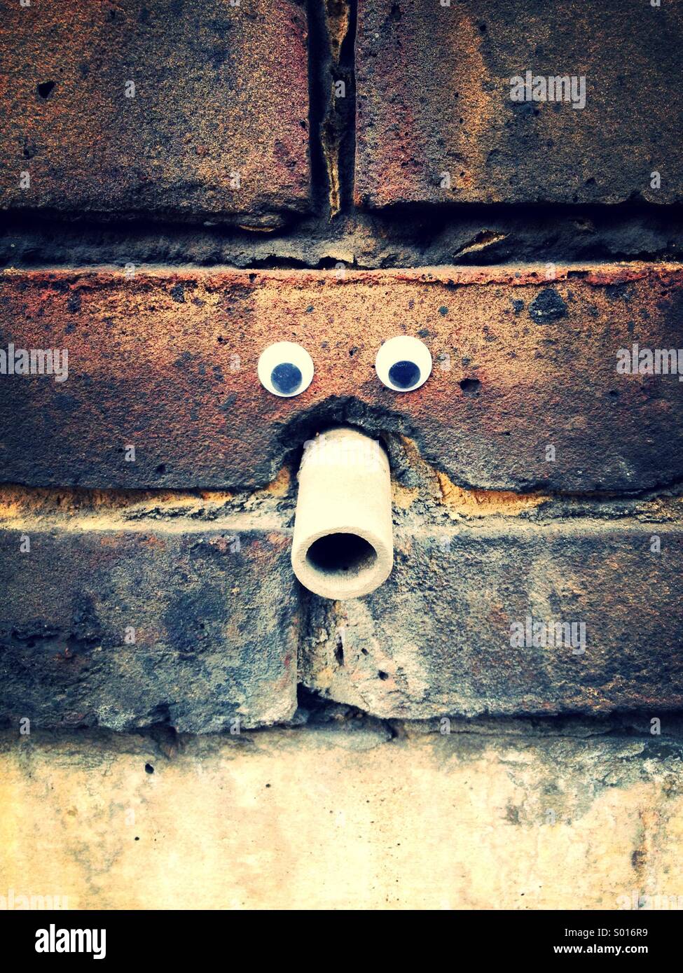 Pipe and eyes Stock Photo Alamy