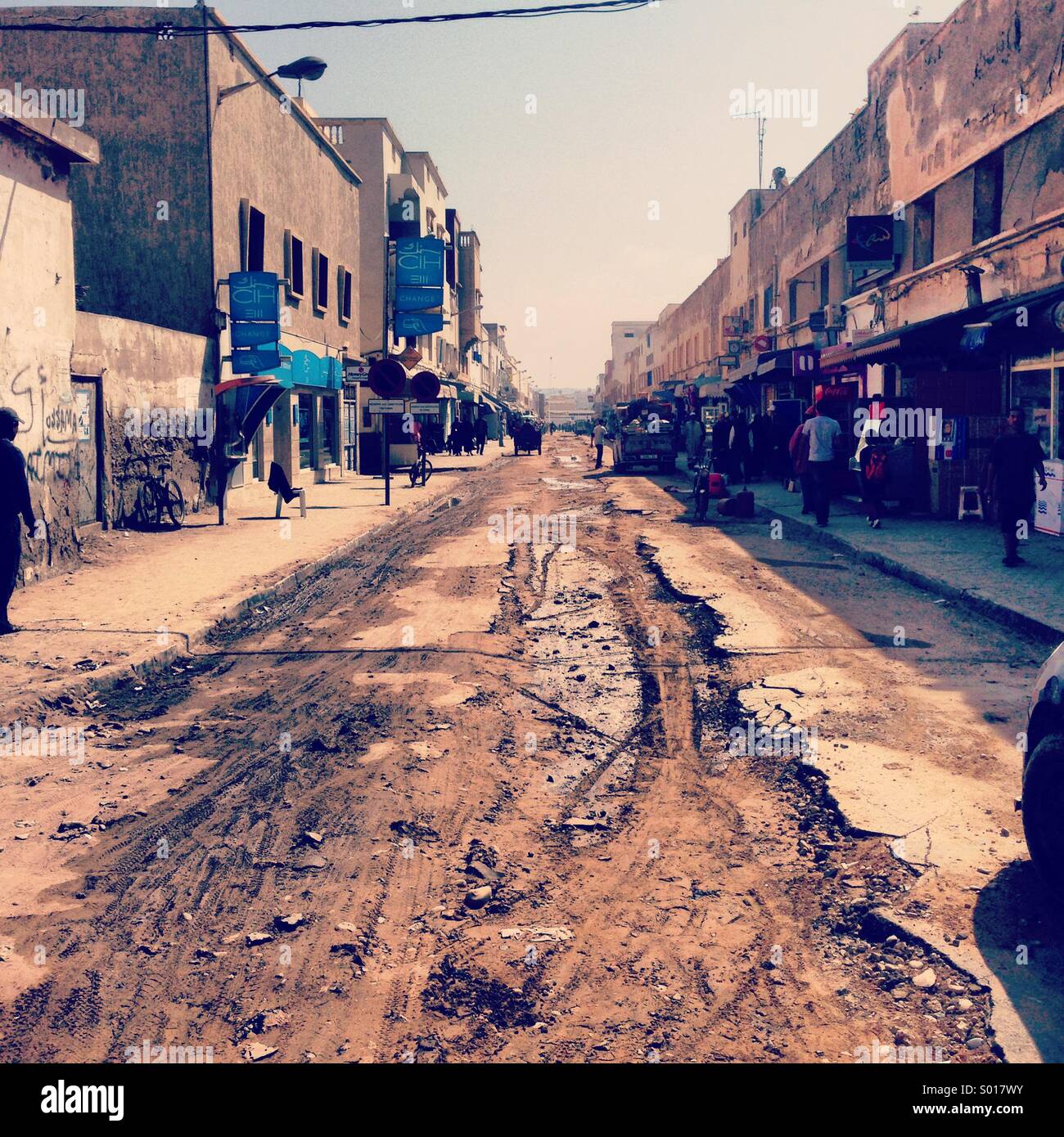 Medina, Old town, Meknes, Morocco - Smartphone Captured Stock Image