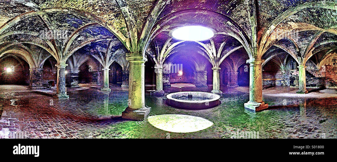 Old Portuguese water cistern, Al Jadida, Morocco - Smartphone Captured Stock Image