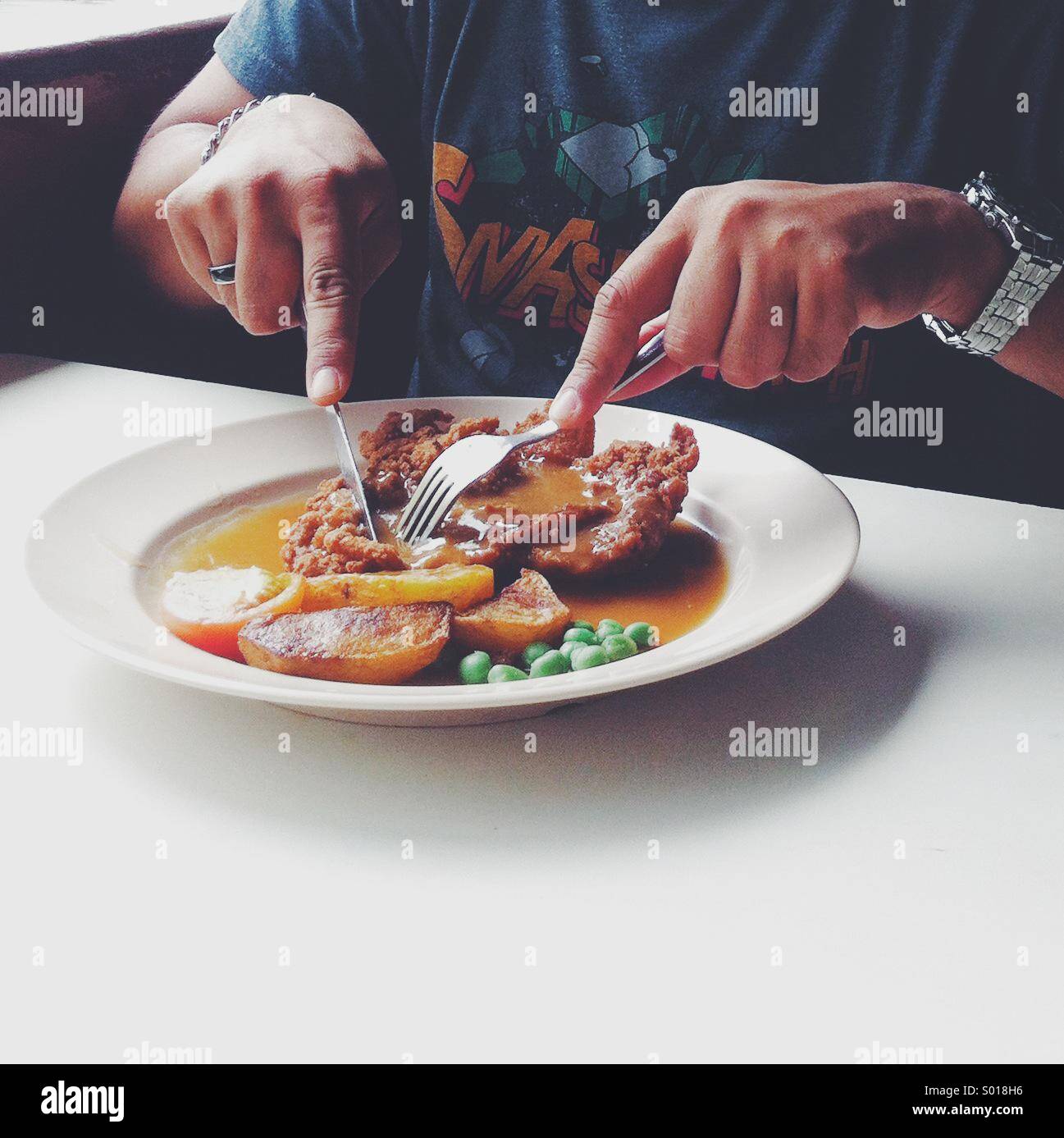 Hainanese Chicken Chop Johor Bahru Johore Stock Photo Alamy