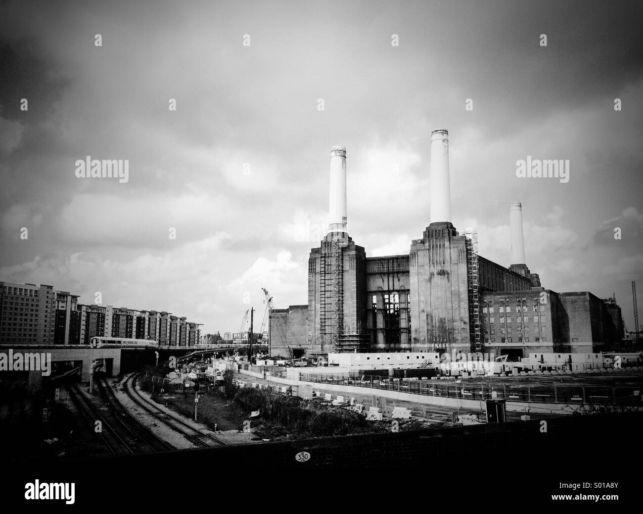 Battersea power station - Smartphone Captured Stock Image