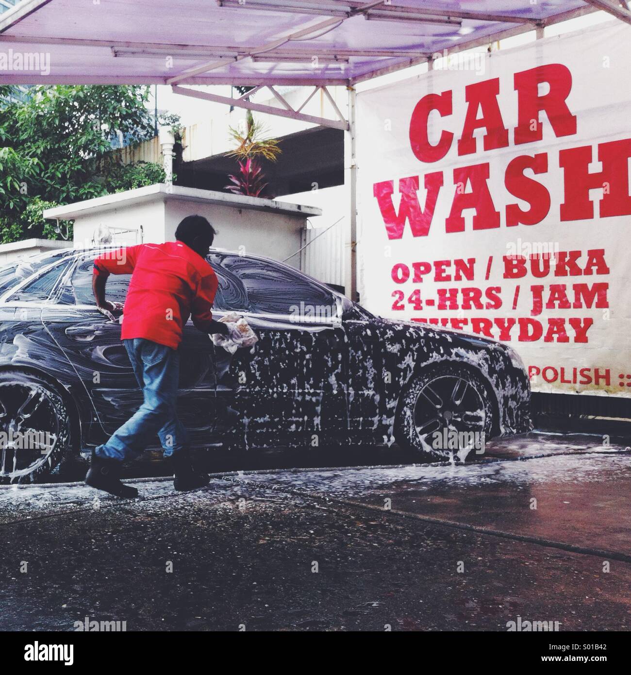 Car Wash. Kuala Lumpur Stock Photo Alamy