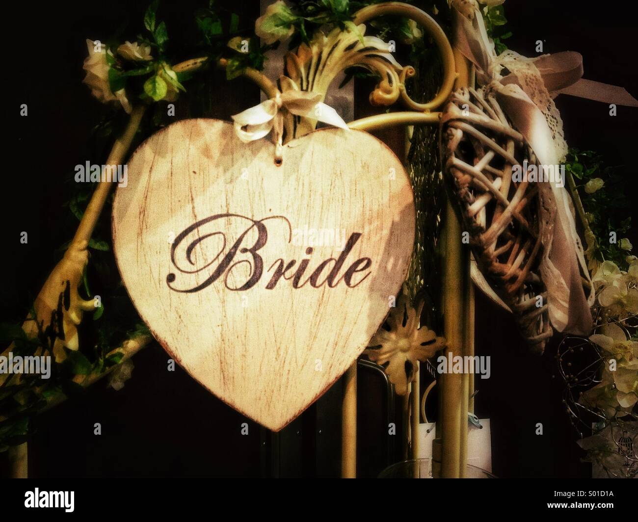 Bridal decoration Stock Photo